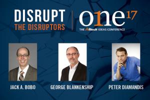 Džordž Blankenšip, Piter Diamandis i Džek Bobo će biti istaknuti učesnici ONE: The Alltech Ideas Conference (ONE17), od 21. do 24. maja u Leksingtonu, Kentaki. 